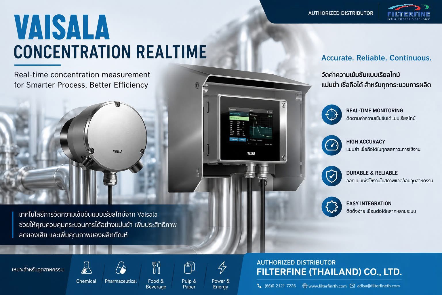 VAISALA Process Refractometer