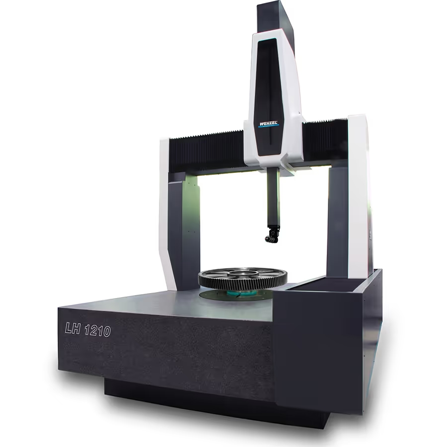 LH coordinate measuring machine with turntable